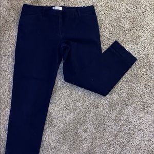 Navy cropped pants